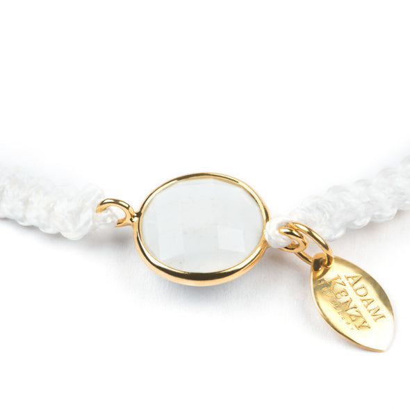 PELÔ WHITE AGATE BRACELET