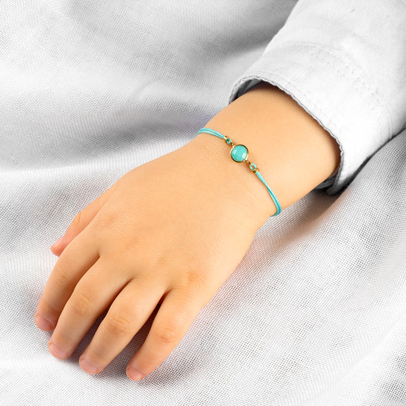 BABY BAHIA GOLD TURQUOISE BRACELET