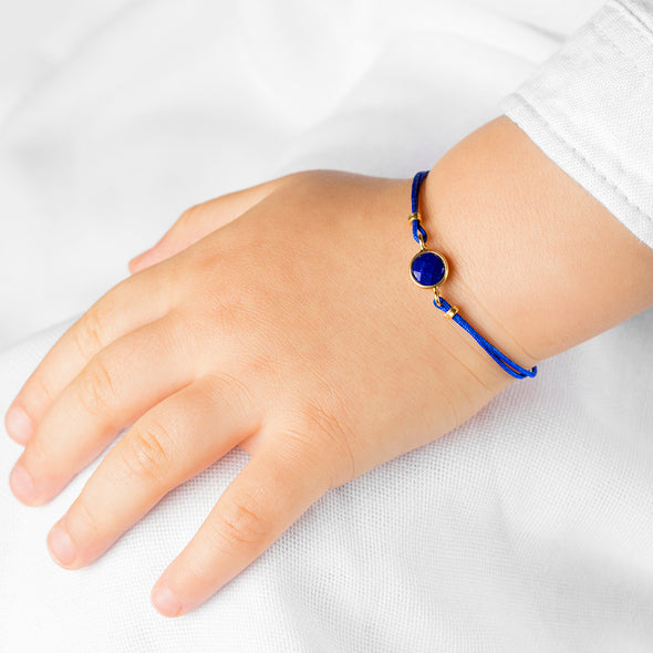 BABY BAHIA GOLD LAPIS BRACELET