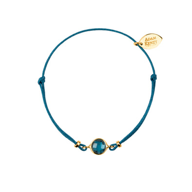 BABY BAHIA GOLD LONDON BLUE TOPAZ BRACELET