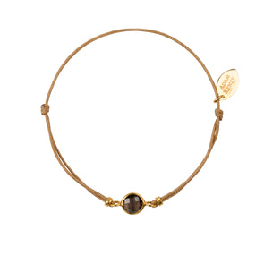 BABY BAHIA GOLD SMOKEY QUARTZ BRACELET