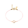 BAHIA GOLD ROSE QUARTZ BRACELET