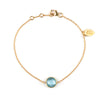 MANAROLA GOLD BLUE TOPAZ SET