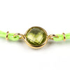 BAHIA GOLD PERIDOT BRACELET