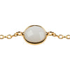 MANAROLA GOLD WHITE AGATE BRACELET