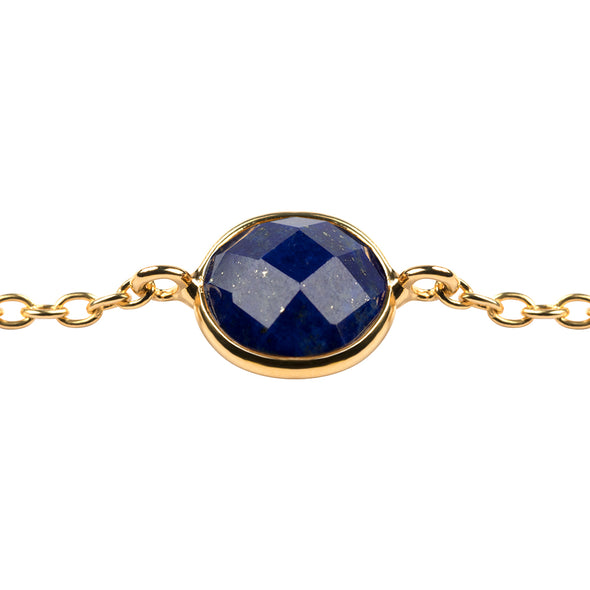 MANAROLA GOLD LAPIS LAZULI BRACELET