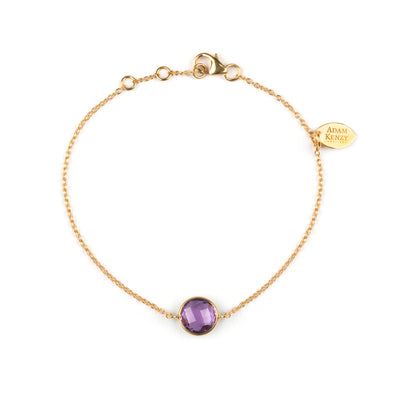 MANAROLA GOLD AMETHYST BRACELET