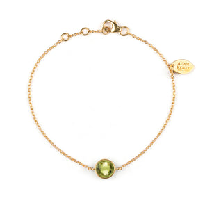 MANAROLA GOLD PERIDOT BRACELET