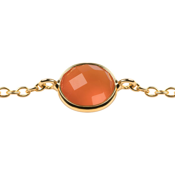 MANAROLA GOLD CARNELIAN BRACELET