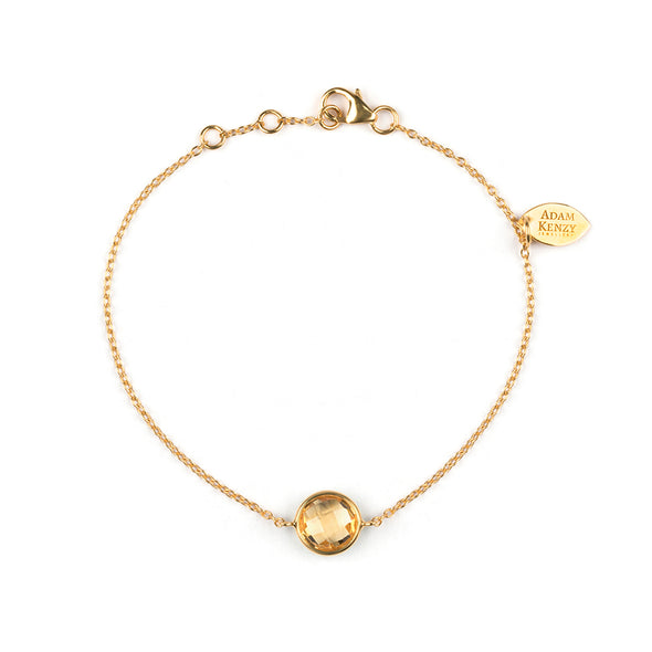 MANAROLA GOLD GOLDEN CITRINE BRACELET