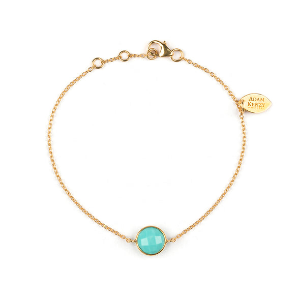 MANAROLA GOLD TURQUOISE BRACELET