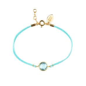 BAHIA GOLD BLUE TOPAZ BRACELET