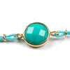 BAHIA GOLD TURQUOISE BRACELET