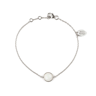 MANAROLA WHITE AGATE BRACELET