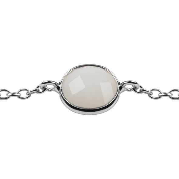 MANAROLA WHITE AGATE BRACELET