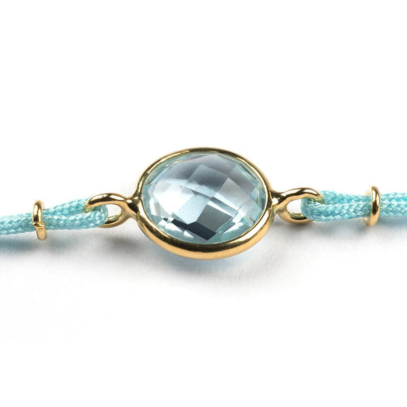 BABY BAHIA GOLD BLUE TOPAZ BRACELET