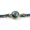 BABY BAHIA GOLD LONDON BLUE TOPAZ BRACELET