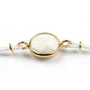 BABY BAHIA GOLD WHITE AGATE BRACELET