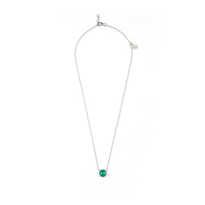 MANAROLA GREEN AGATE NECKLACE