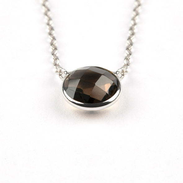 MANAROLA SMOKEY QUARTZ NECKLACE