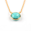 MANAROLA GOLD TURQUOISE NECKLACE