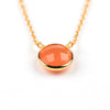 MANAROLA GOLD CARNELIAN NECKLACE