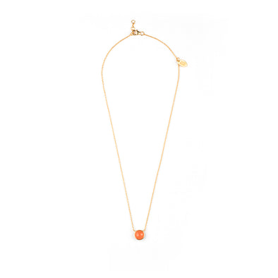 MANAROLA GOLD CARNELIAN NECKLACE